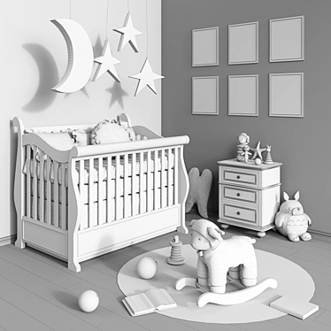 Classic Furniture Legacy: Accessories, Decor and Toy Set 3D model image 1 
