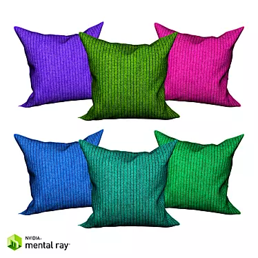 Stylish 450x500 mm Decorative Pillows 3D model image 1 