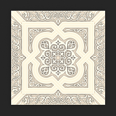 Arabesque Art Décor 3D model image 1 