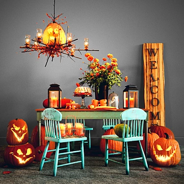 HALLOWEEN DECORATIVE SET