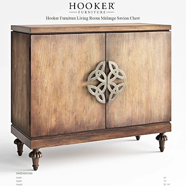 Sleek and Sophisticated: Hooker Savion 3D model image 1 