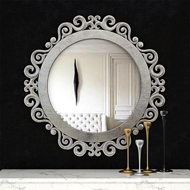 Elegant Classic Mirror: 2011 Version 3D model image 1 