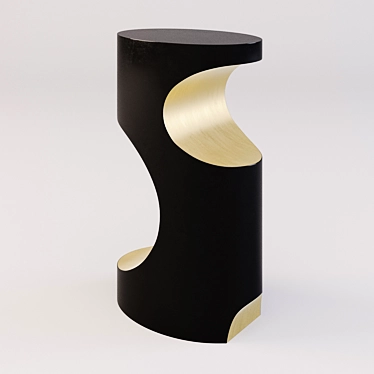 BRABBU BRYCE: Stylish Side Table 3D model image 1 