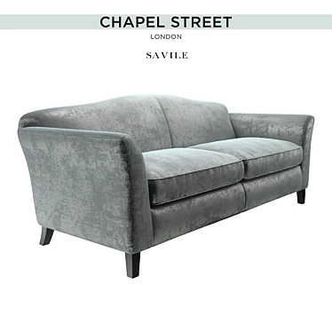 Elegant Savile Sofa by Chapel Street 3D model image 1 