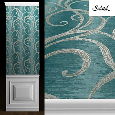 Elegant Seabrook Vivant Wallpaper 3D model image 1 