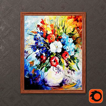 Exquisite 100x80 cm Paintings 3D model image 1 