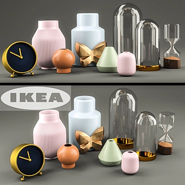 Ready-to-Use IKEA Set 3D model image 1 