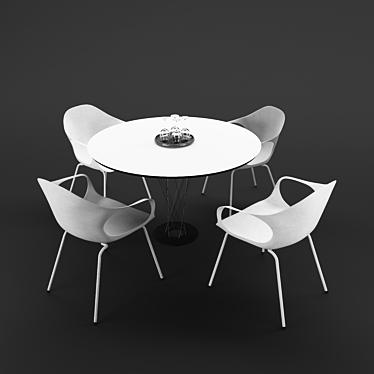 Vitra table and chairs set