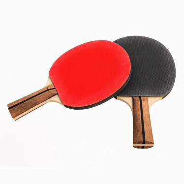 High-Quality Table Tennis Paddle 3D model image 1 