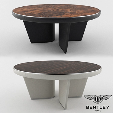 Elegant Bentley Madeley Dining Table 3D model image 1 