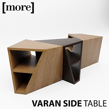 Minimalist Varan Side Table: Elegant and Functional 3D model image 1 