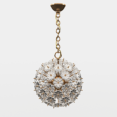 Petite Blossom Pendant 3D model image 1 