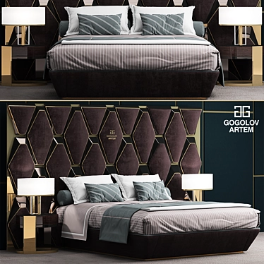 Gogolov Artem Bed 3D model image 1 