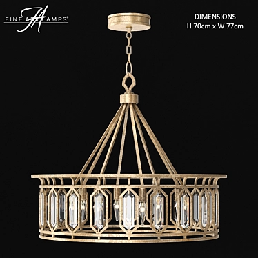 Elegant Fine Art Lamps: Westminster Beauty 3D model image 1 