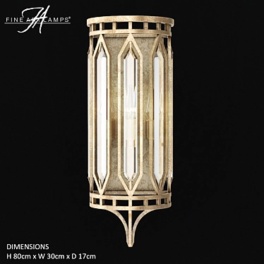 Elegant Westminster Fine Art Lamp 3D model image 1 