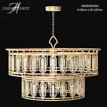 Westminster 890140: Sophisticated Fine Art Lamp 3D model image 1 