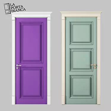 Elegant Classic Collection Doors 3D model image 1 