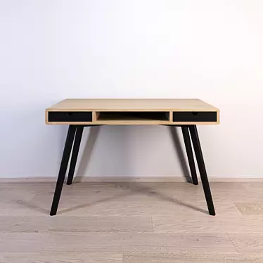 Solid Wood Desk "Ketchikan" by Yelkkin Dom 3D model image 1 
