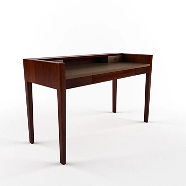 Modern Writing Desk 3D model image 1 