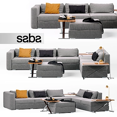 Elevate Your Space: Ananta Class Sofa 3D model image 1 