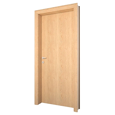 Terra Wood Textured Internal Door - High-Quality &
Terra Internal Door - Premium Wood Texture &
Terra High Poly Internal Door 3D model image 1 