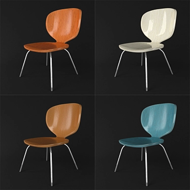 Bistro Seat: Stylish and Comfortable 3D model image 1 