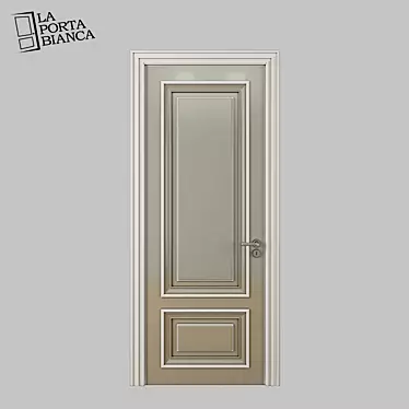 Classic Collection: Exquisite 6M5 Interior Door 3D model image 1 