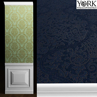 Regal Ron Redding Designer Damasks 3D model image 1 