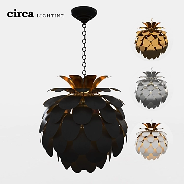 Elegant Cynara Chandelier for Stylish Spaces 3D model image 1 