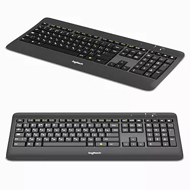 Effortless Efficiency: Logitech K800 3D model image 1 