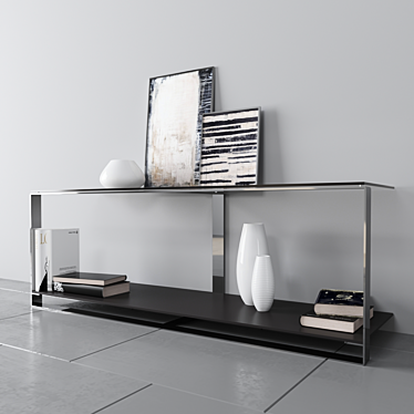 Minotti Williams Console - Sleek and Stylish 3D model image 1 