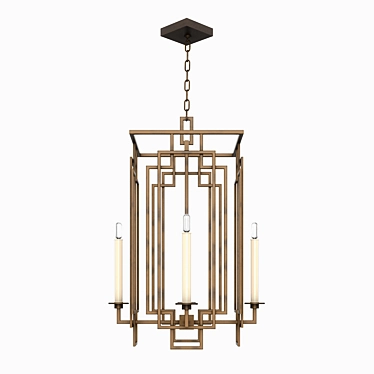 Cienfuegos 889040: Elegantly Crafted Fine Art Lamp 3D model image 1 