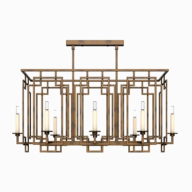 Elegant Cienfuegos Fine Art Lamp 3D model image 1 