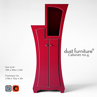 Dust Furniture - Vintage Patina Cabinet"
Vintage Patina Cabinet by Dust Furniture 3D model image 1 