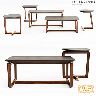 Elegant Small Tables Collection by Poltrona Frau 3D model image 1 