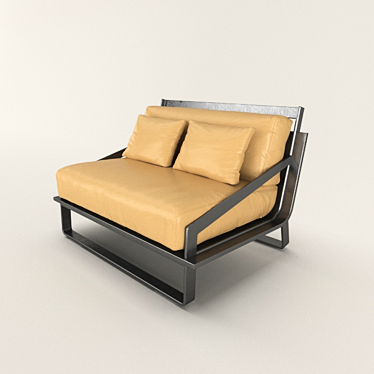 Popam Cozy Armchair 3D model image 1 