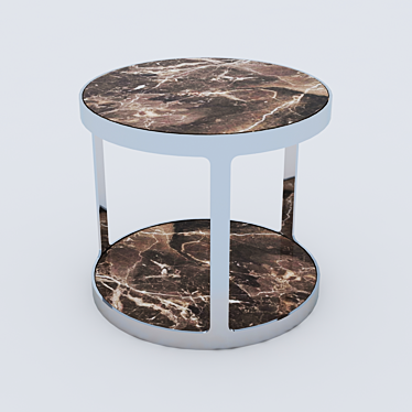 Lillian Stone-Top Coffee Table 3D model image 1 