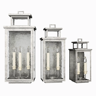 Elegant Wiltshire Art Lamp 3D model image 1 