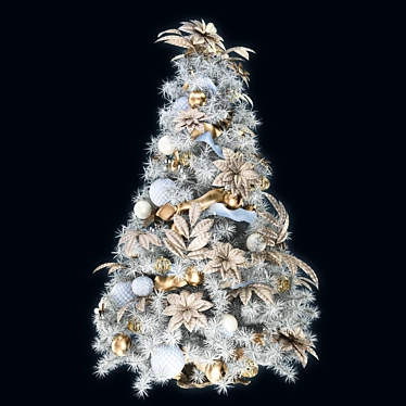 Spectacular Christmas Tree: 2010mm Height, 1250mm Diameter 3D model image 1 