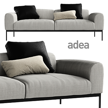Elegant Bon Sofa: Modern Comfort 3D model image 1 
