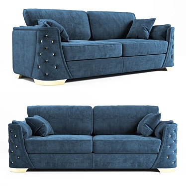 Title: Starlight Plus Glam Bedding Set 3D model image 1 