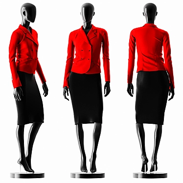 Chic Casual Suit Set 3D model image 1 