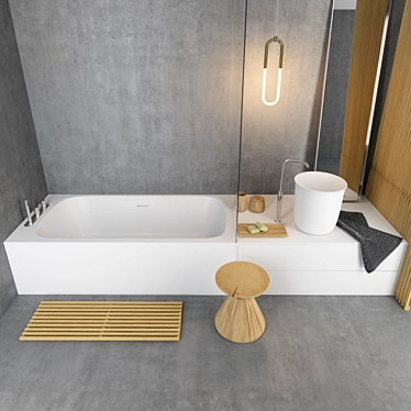 Rexa Design Hammam R1: Luxury Bathroom Collection 3D model image 1 