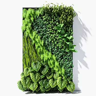 Versatile Vertical Garden Solution 3D model image 1 