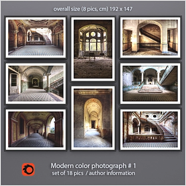 Title: Contemporary Color Photographs - 18 Masterpieces 3D model image 1 