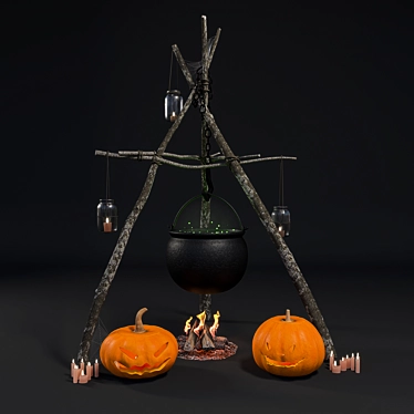 Witchcraft Essentials Set 3D model image 1 