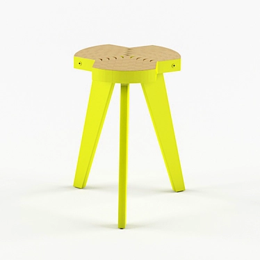 Bent Plywood Chair 3D model image 1 