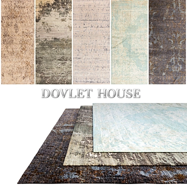 Luxurious Carpets for DOVLET HOUSE - Set of 5 (Part 176) 3D model image 1 