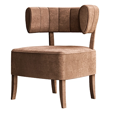 Munna Aileen Armchair: Perfect Comfort 2017 3D model image 1 