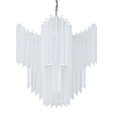 Pulsar Nickel Chandelier 3D model image 1 